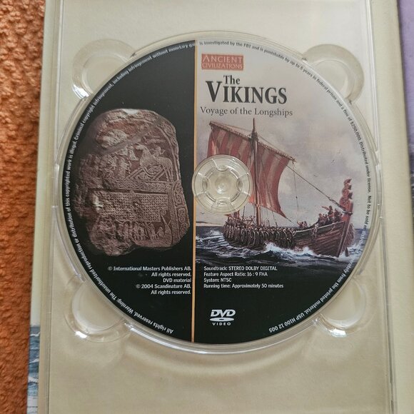 Ancient Civilizations The Vikings Voyage Of The Longships DVD Preview / Booklet - Picture 4 of 6